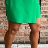 CurveWow Skuba Crepe Skort Green