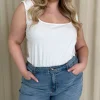 CurveWow Mom Style Denim Shorts Light Blue