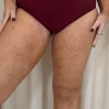 Curvy Seam Free Comfort Brief Burgundy